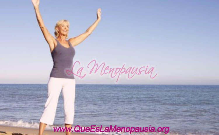 Mujer menopaúsica haciendo ejercicio