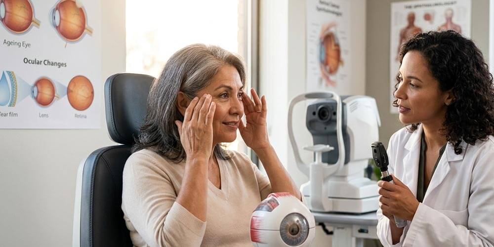 Relación entre la menopausia y la salud ocular 3 Diagnóstico y pruebas para detectar ojos secos