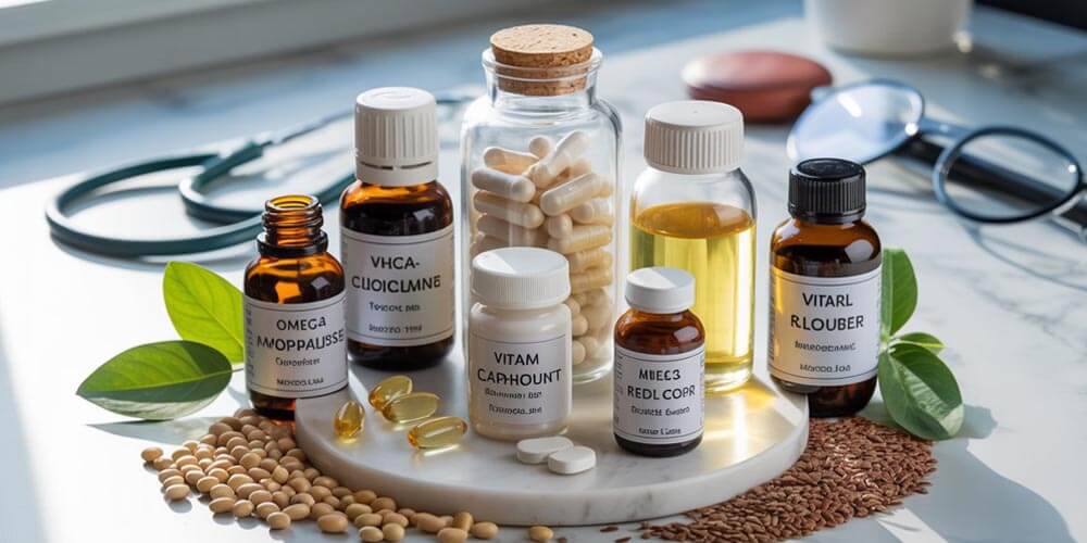 Complementos alimenticios en la menopausia: Lo que necesitas saber 3 Principales nutrientes recomendados durante la menopausia