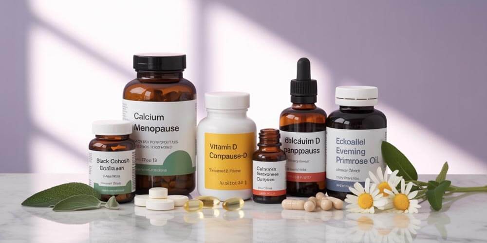 Vitaminas y suplementos para la menopausia y sus beneficios 2 Suplementos en menopausia