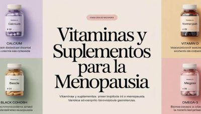 Vitaminas y SUPLEMENTOS para la MENOPAUSIA